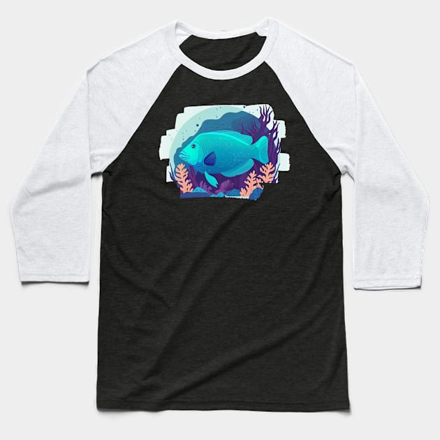 Blueback Baseball T-Shirt by Pixy Official